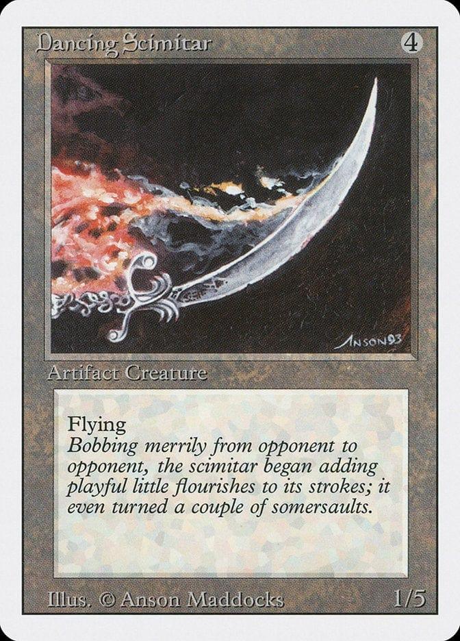Magic: The Gathering MTG Single Dancing Scimitar [Revised Edition]