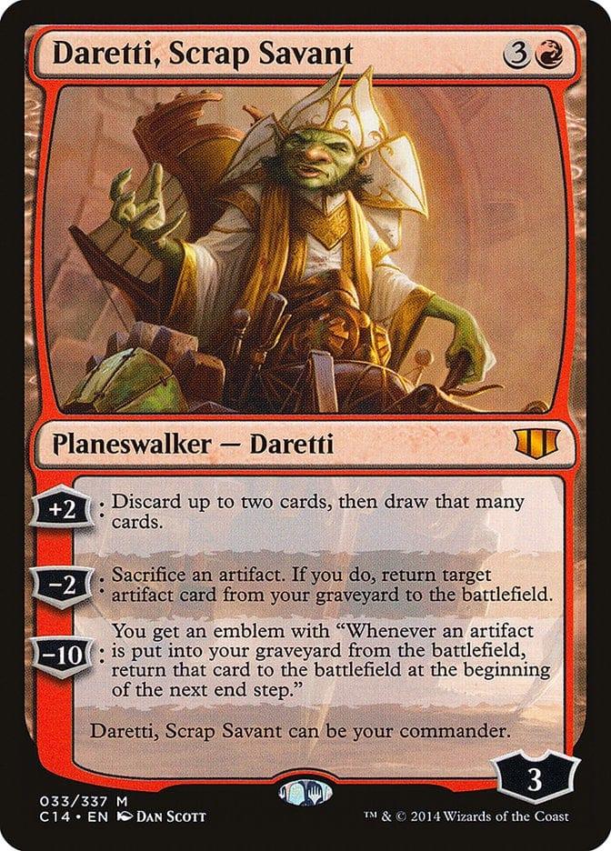 Magic: The Gathering MTG Single Daretti, Scrap Savant [Commander 2014]