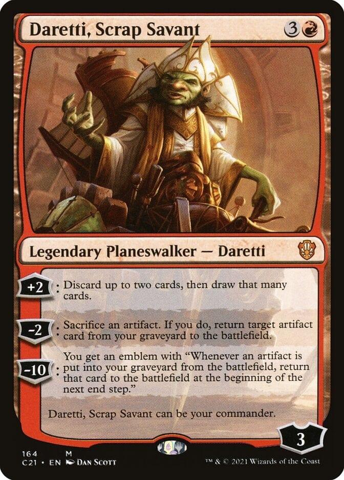 Magic: The Gathering MTG Single Daretti, Scrap Savant [Commander 2021]