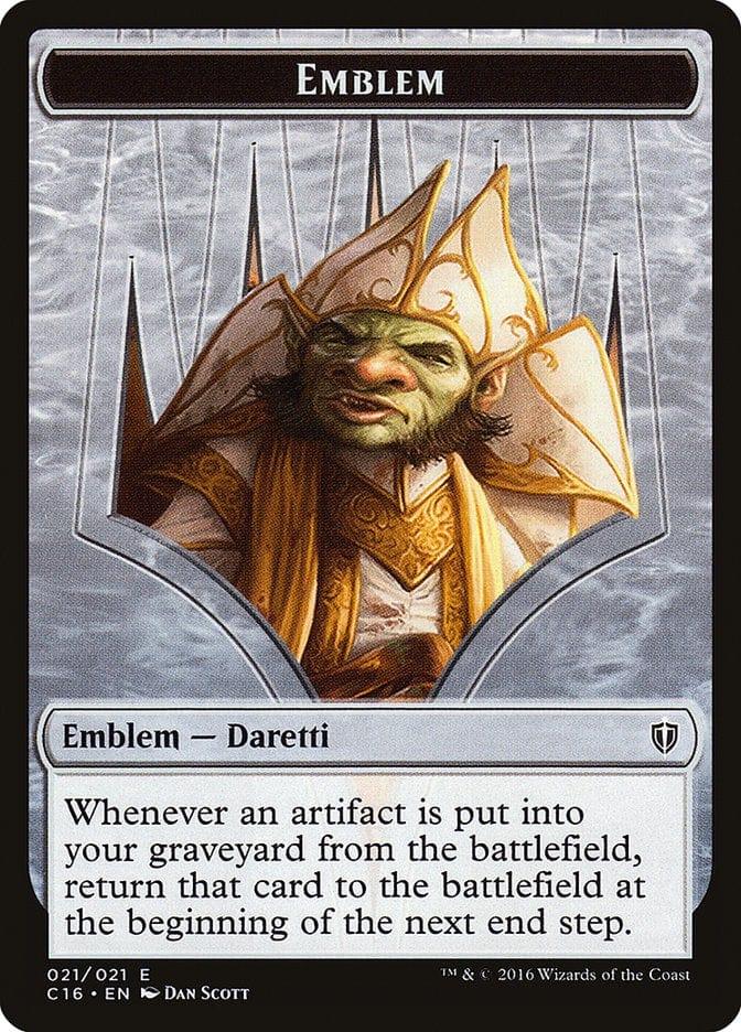 Magic: The Gathering MTG Single Daretti, Scrap Savant Emblem [Commander 2016 Tokens]