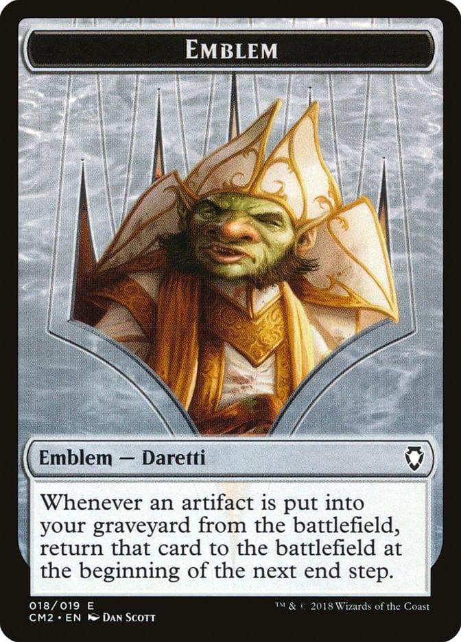 Magic: The Gathering MTG Single Daretti, Scrap Savant Emblem [Commander Anthology Volume II Tokens]
