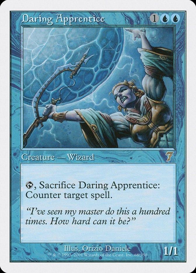 Magic: The Gathering MTG Single Daring Apprentice [Seventh Edition]