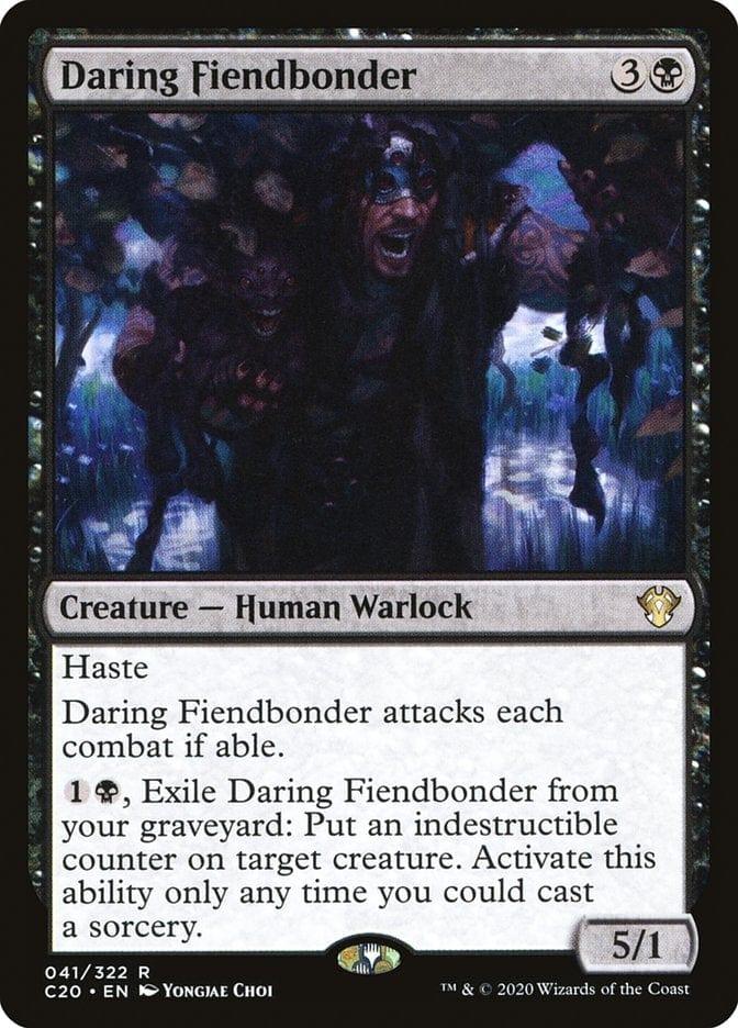 Magic: The Gathering MTG Single Daring Fiendbonder [Commander 2020]