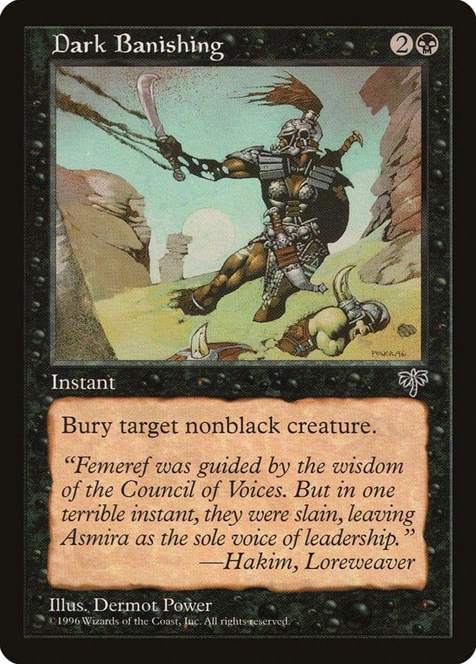 Magic: The Gathering MTG Single Dark Banishing [Mirage]