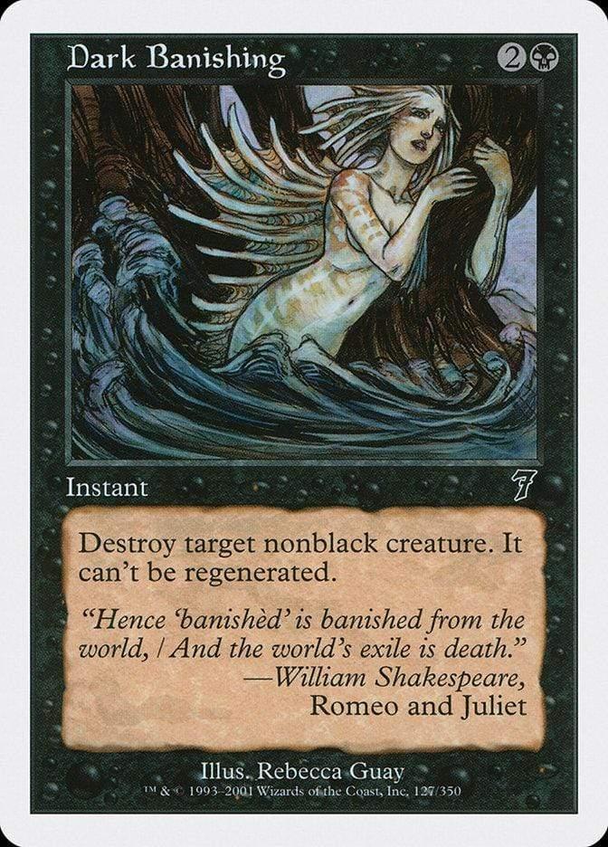 Magic: The Gathering MTG Single Dark Banishing [Seventh Edition]