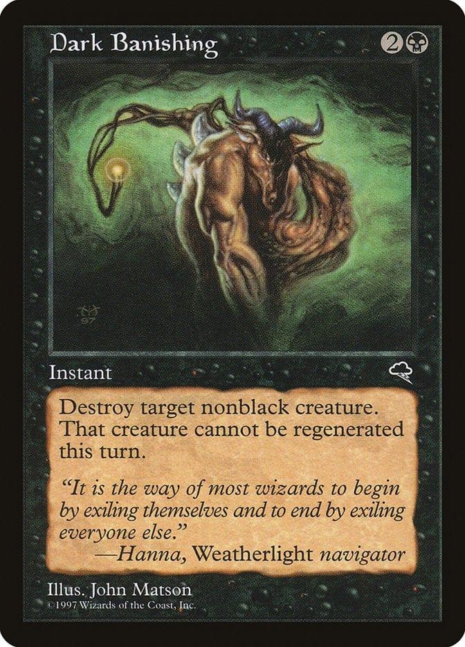 Magic: The Gathering MTG Single Dark Banishing [Tempest]