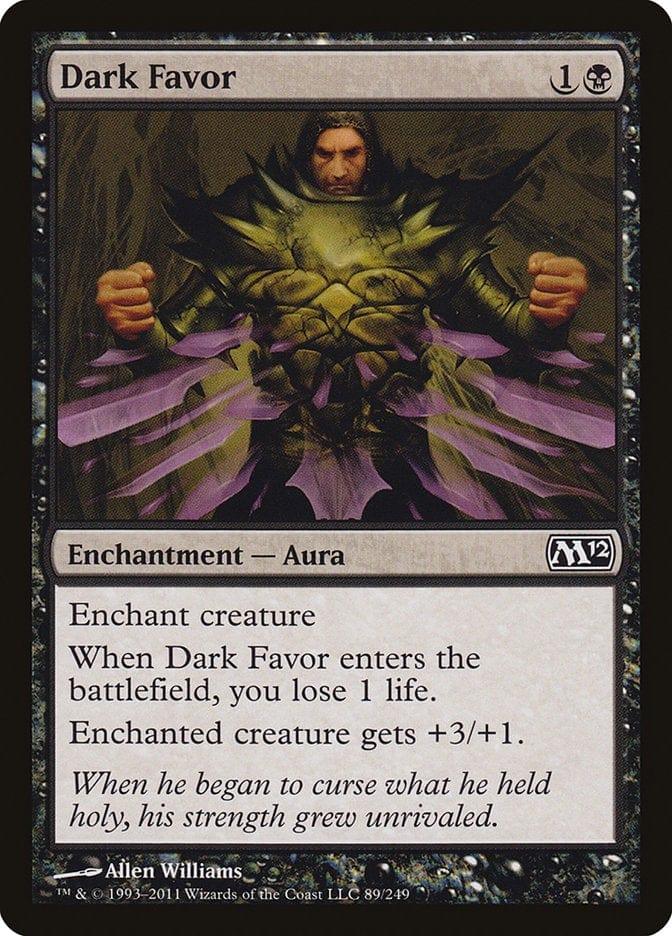 Magic: The Gathering MTG Single Dark Favor [Magic 2012]