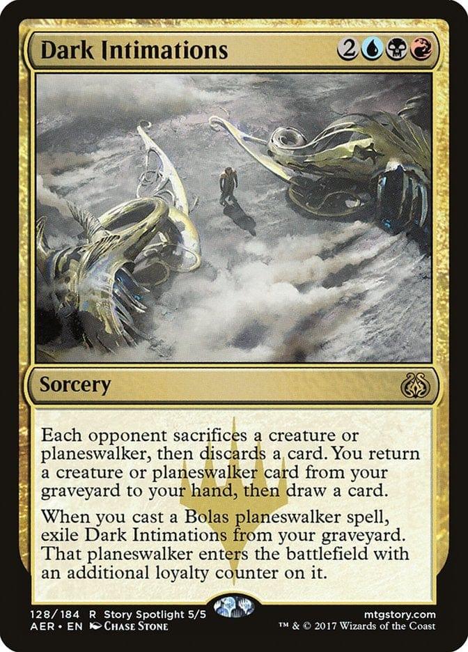 Magic: The Gathering MTG Single Dark Intimations [Aether Revolt]