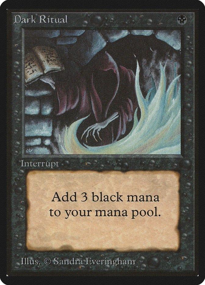 Magic: The Gathering MTG Single Dark Ritual [Limited Edition Beta]