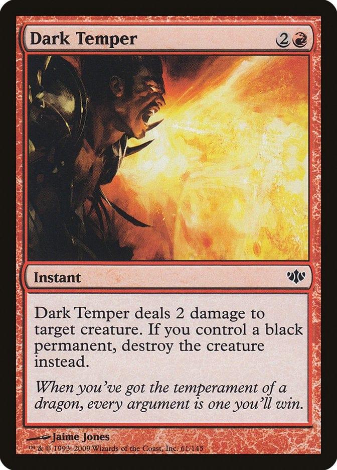 Magic: The Gathering MTG Single Dark Temper [Conflux]