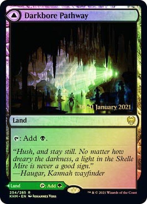 Magic: The Gathering MTG Single Darkbore Pathway // Slitherbore Pathway  [Kaldheim Prerelease Promos]