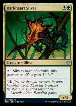 Magic: The Gathering MTG Single Darkheart Sliver [Time Spiral Remastered]