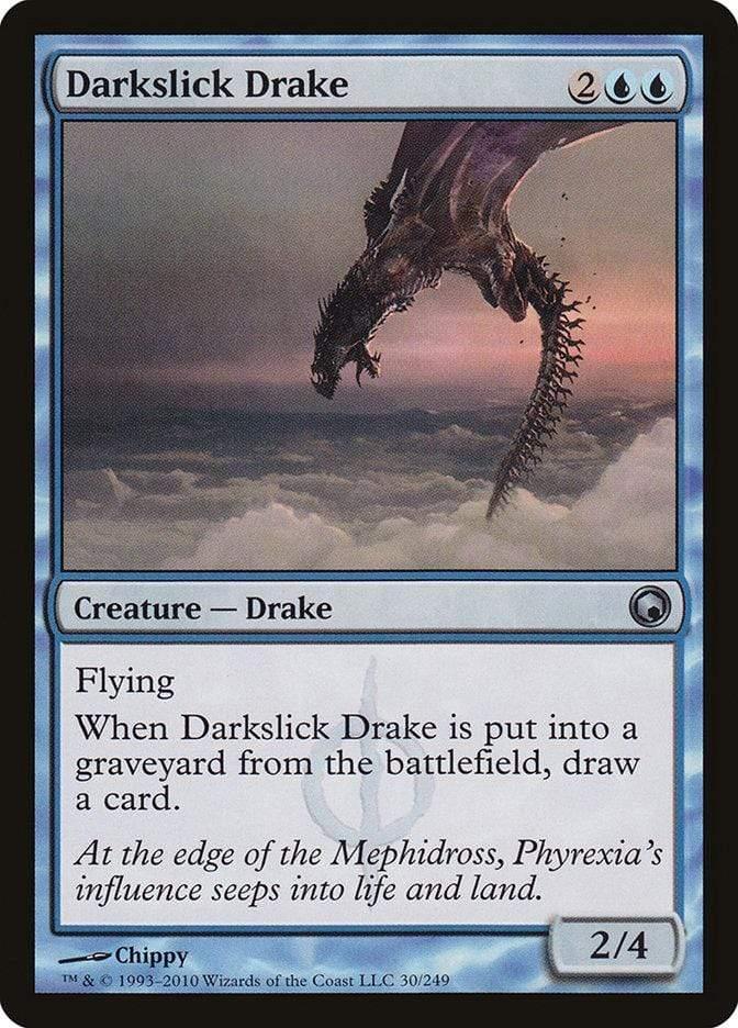 Magic: The Gathering MTG Single Darkslick Drake [Scars of Mirrodin]
