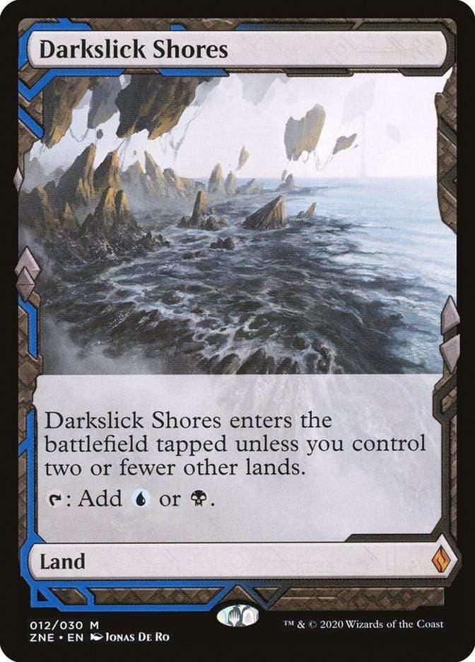 Magic: The Gathering MTG Single Darkslick Shores (Expeditions) [Zendikar Rising Expeditions]