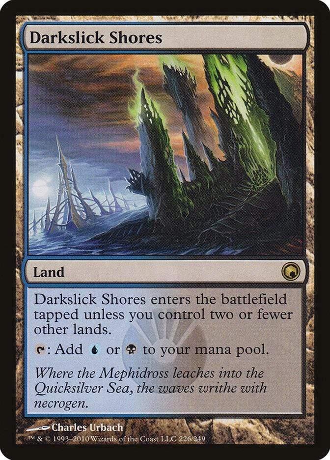 Magic: The Gathering MTG Single Darkslick Shores [Scars of Mirrodin]