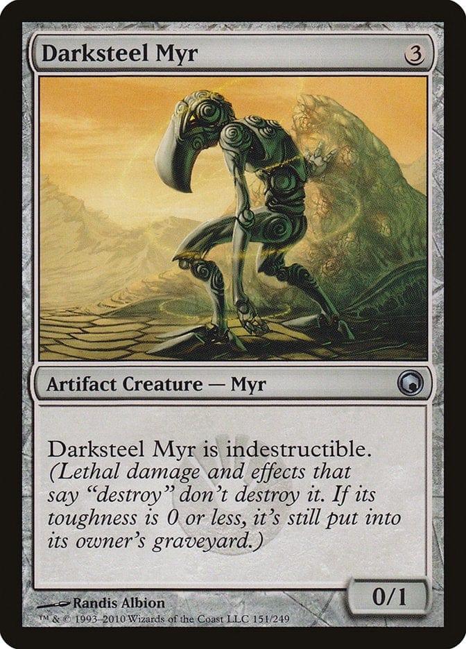 Magic: The Gathering MTG Single Darksteel Myr [Scars of Mirrodin]