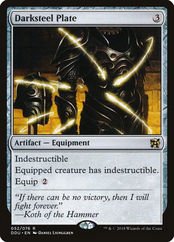 Magic: The Gathering MTG Single Darksteel Plate [Duel Decks: Elves vs. Inventors]