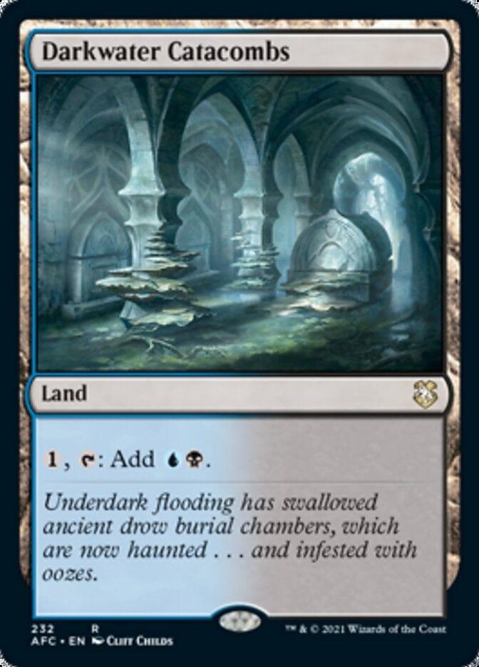 Magic: The Gathering MTG Single Darkwater Catacombs [Dungeons & Dragons: Adventures in the Forgotten Realms Commander]