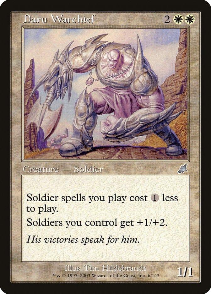Magic: The Gathering MTG Single Daru Warchief [Scourge]
