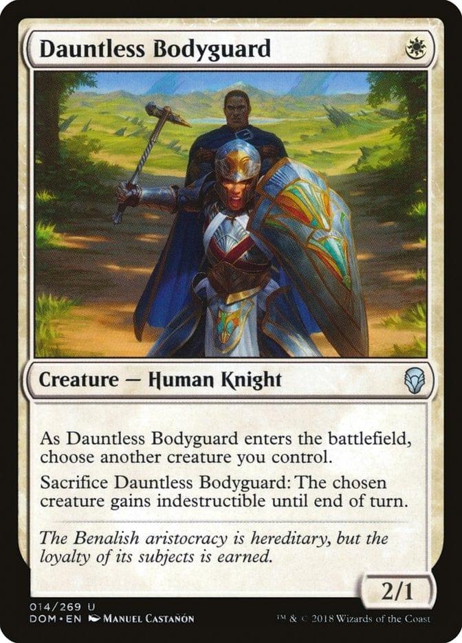 Magic: The Gathering MTG Single Dauntless Bodyguard [Dominaria]