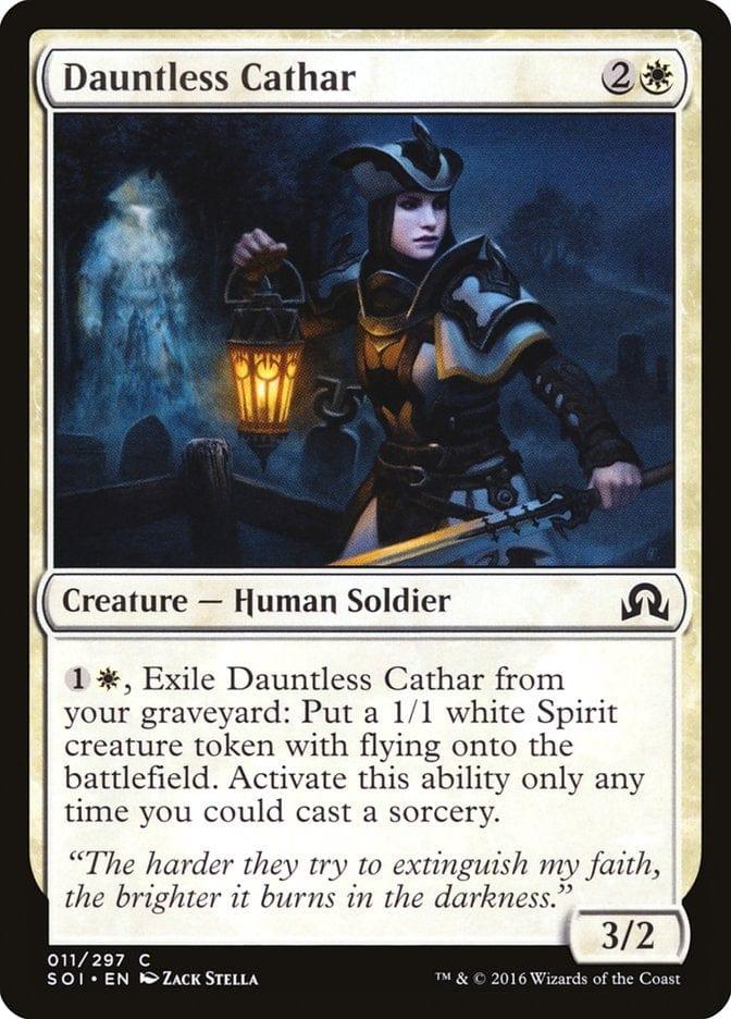 Magic: The Gathering MTG Single Dauntless Cathar [Shadows over Innistrad]