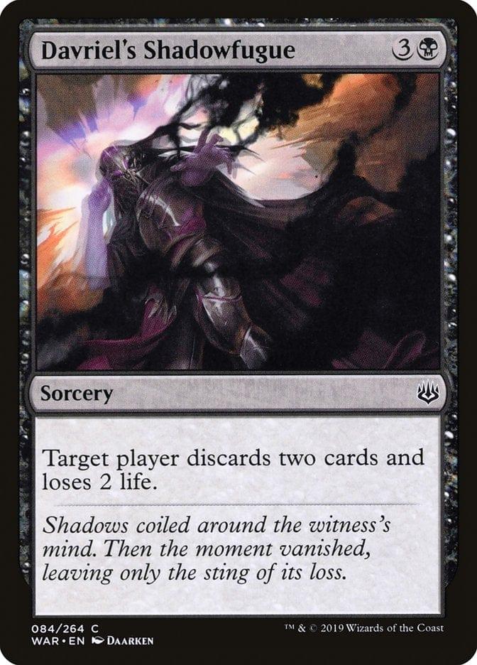 Magic: The Gathering MTG Single Davriel's Shadowfugue [War of the Spark]