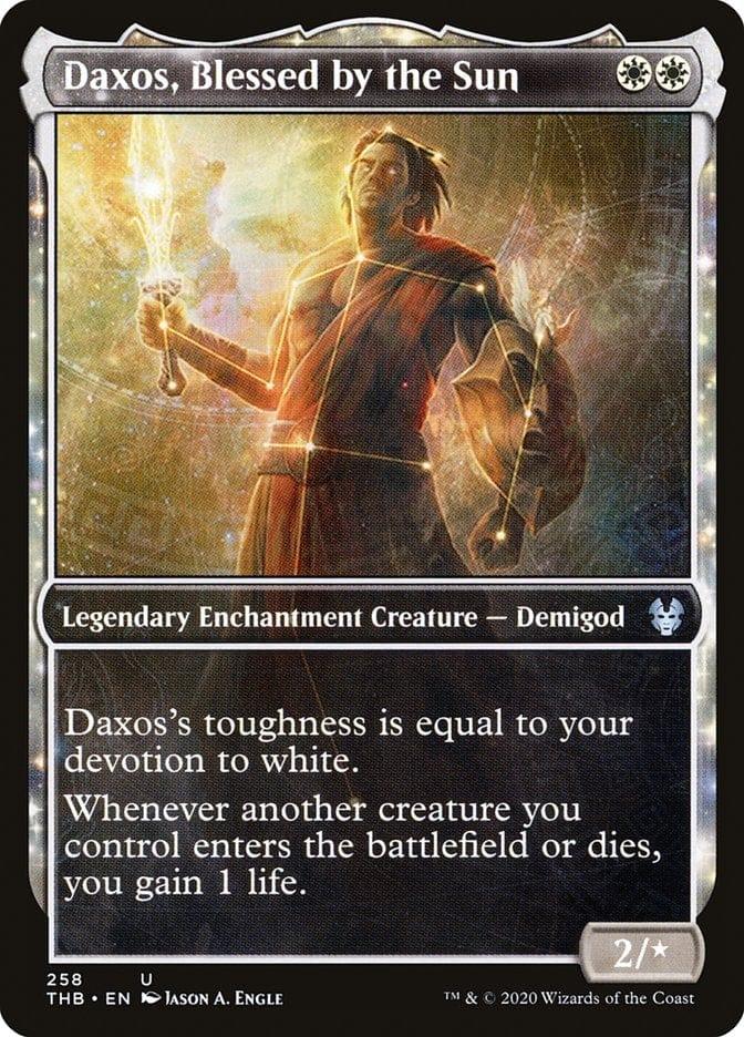Magic: The Gathering MTG Single Daxos, Blessed by the Sun (Showcase) [Theros Beyond Death]