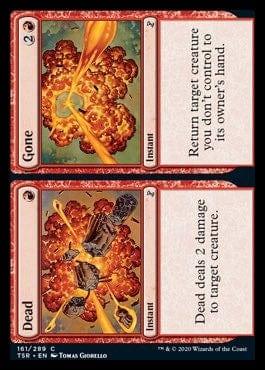 Magic: The Gathering MTG Single Dead // Gone [Time Spiral Remastered]