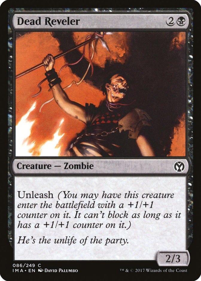 Magic: The Gathering MTG Single Dead Reveler [Iconic Masters]