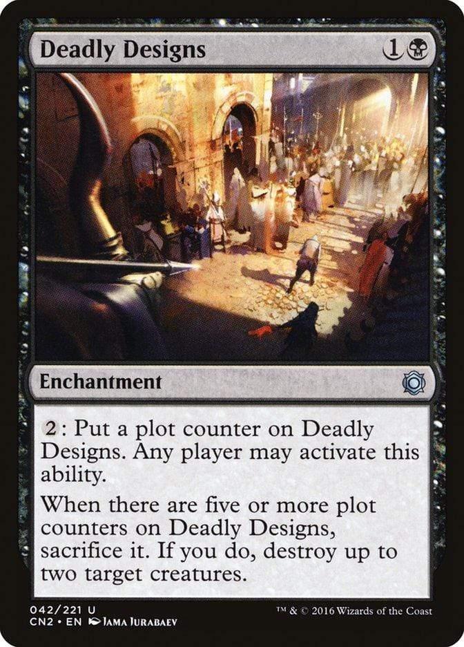 Magic: The Gathering MTG Single Deadly Designs [Conspiracy: Take the Crown]