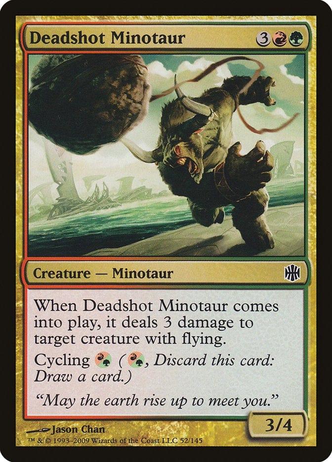 Magic: The Gathering MTG Single Deadshot Minotaur [Alara Reborn]