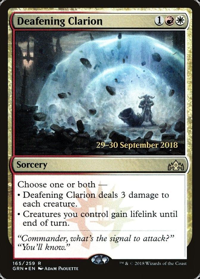 Magic: The Gathering MTG Single Deafening Clarion  [Guilds of Ravnica Prerelease Promos]