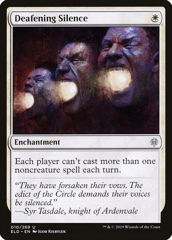 Magic: The Gathering MTG Single Deafening Silence [Throne of Eldraine]