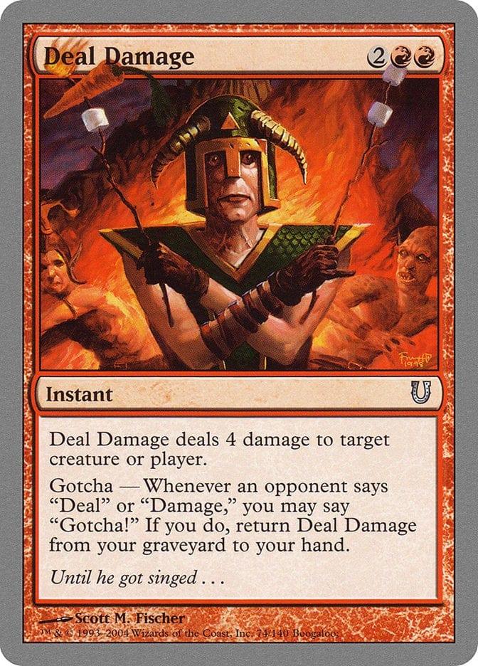 Magic: The Gathering MTG Single Deal Damage [Unhinged]
