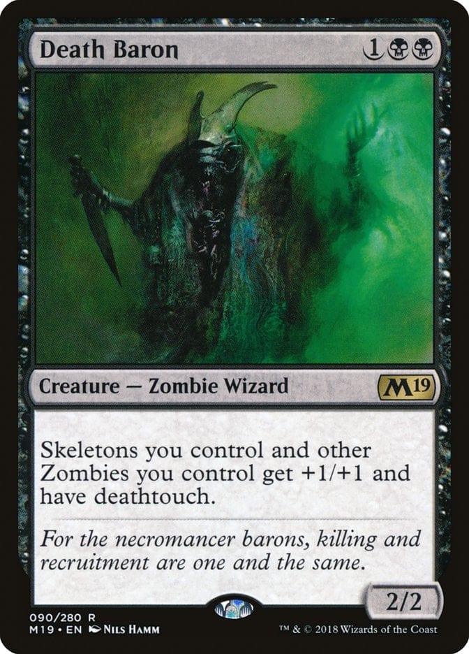 Magic: The Gathering MTG Single Death Baron [Core Set 2019]