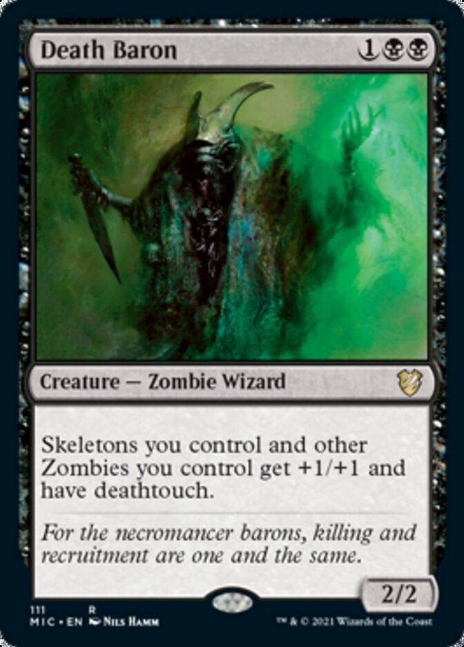 Magic: The Gathering MTG Single Death Baron [Innistrad: Midnight Hunt Commander]