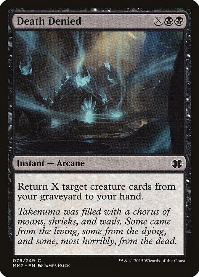 Magic: The Gathering MTG Single Death Denied [Modern Masters 2015]