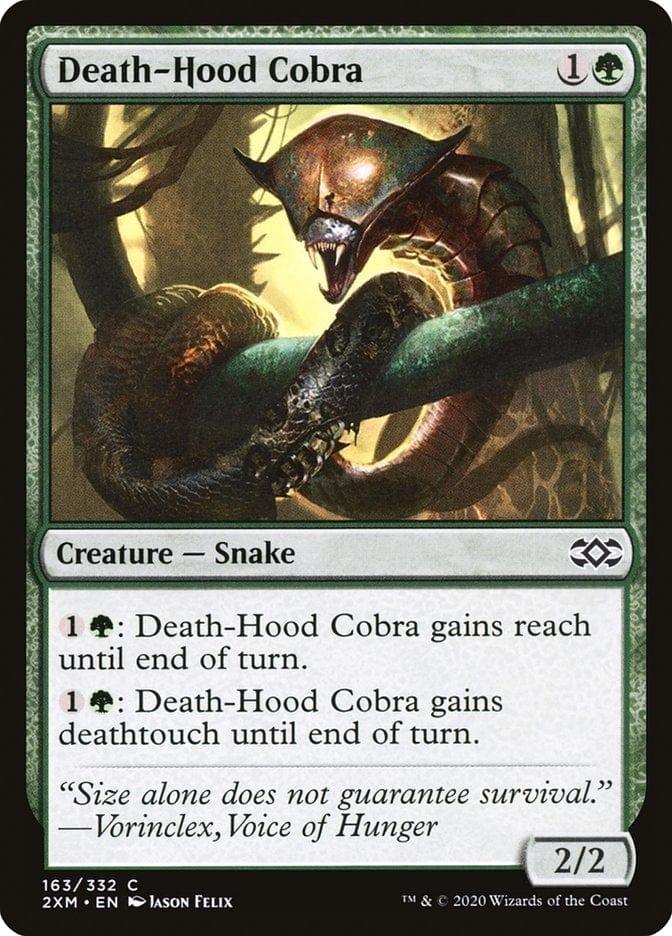 Magic: The Gathering MTG Single Death-Hood Cobra [Double Masters]