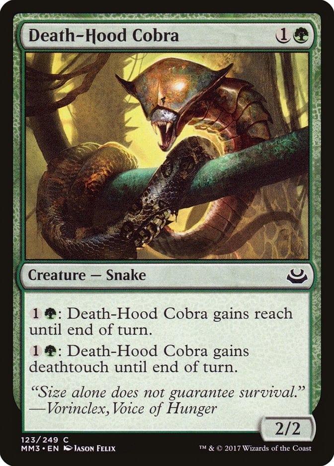 Magic: The Gathering MTG Single Death-Hood Cobra [Modern Masters 2017]