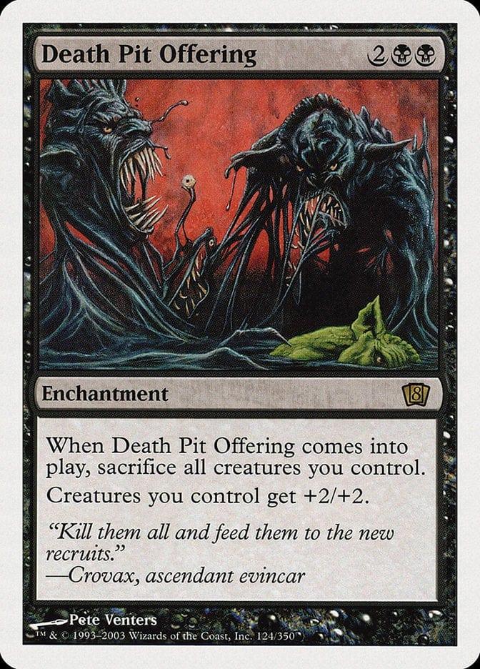 Magic: The Gathering MTG Single Death Pit Offering [Eighth Edition]