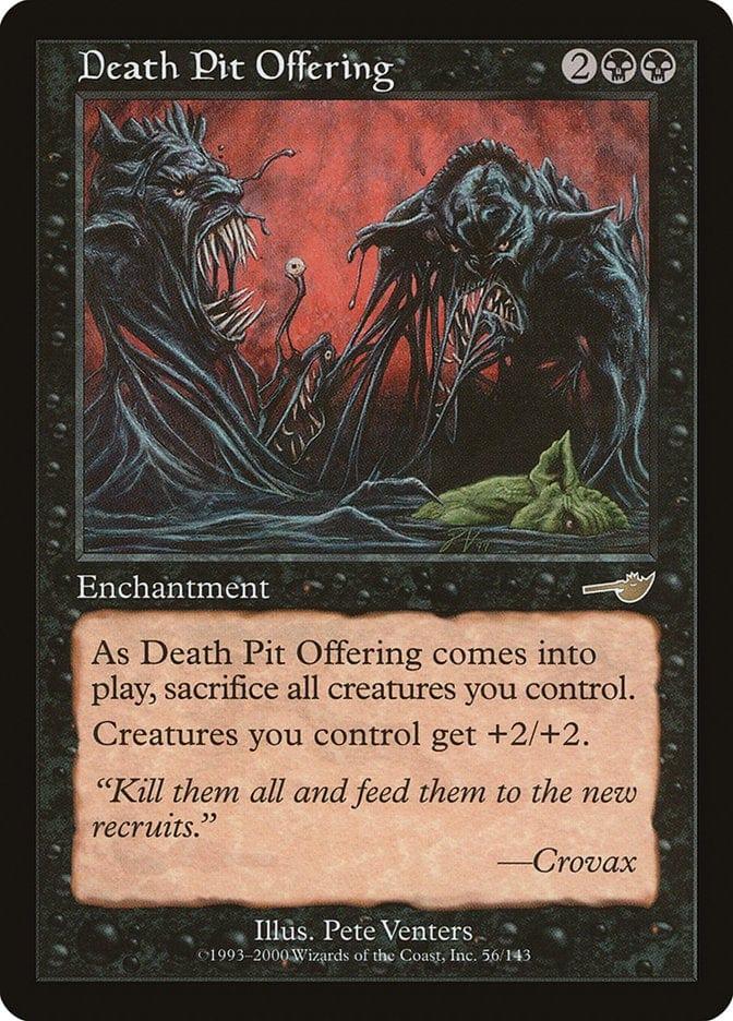 Magic: The Gathering MTG Single Death Pit Offering [Nemesis]