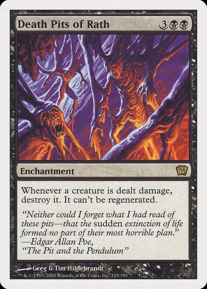 Magic: The Gathering MTG Single Death Pits of Rath [Ninth Edition]