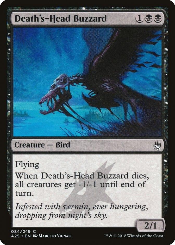 Magic: The Gathering MTG Single Death's-Head Buzzard [Masters 25]