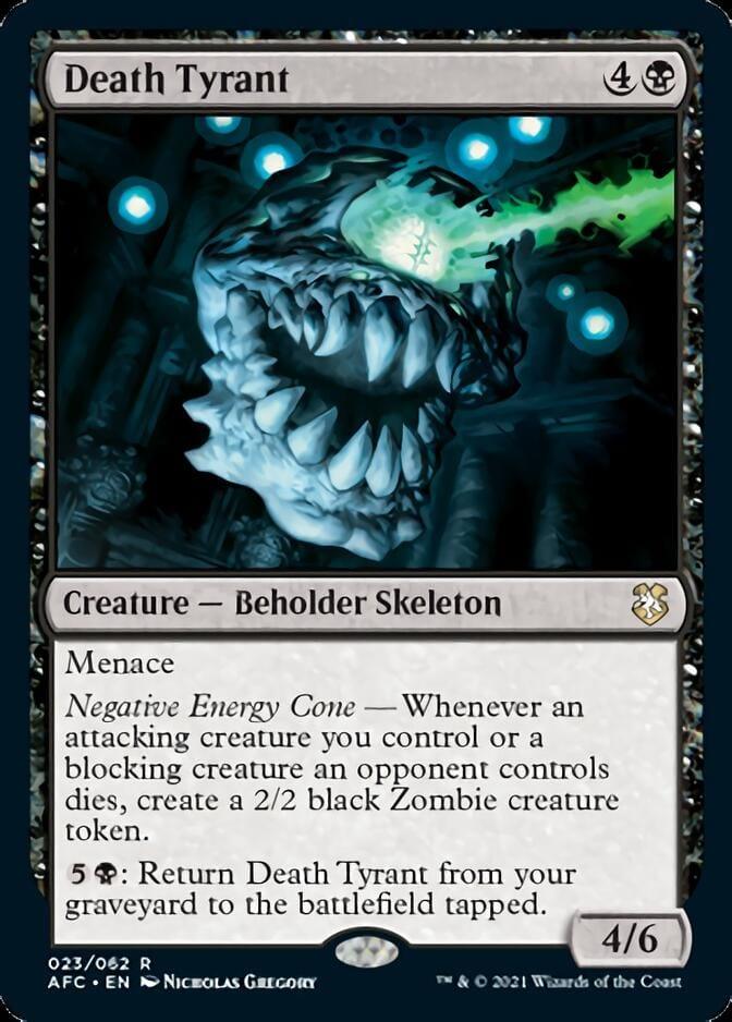 Magic: The Gathering MTG Single Death Tyrant [Dungeons & Dragons: Adventures in the Forgotten Realms Commander]