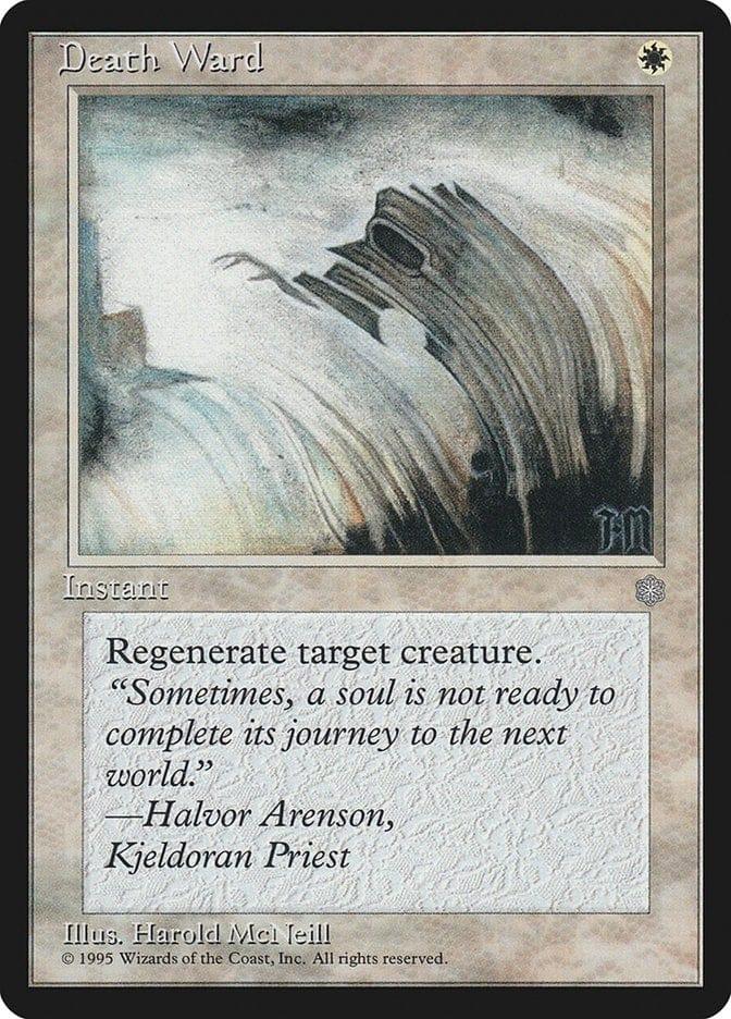 Magic: The Gathering MTG Single Death Ward [Ice Age]