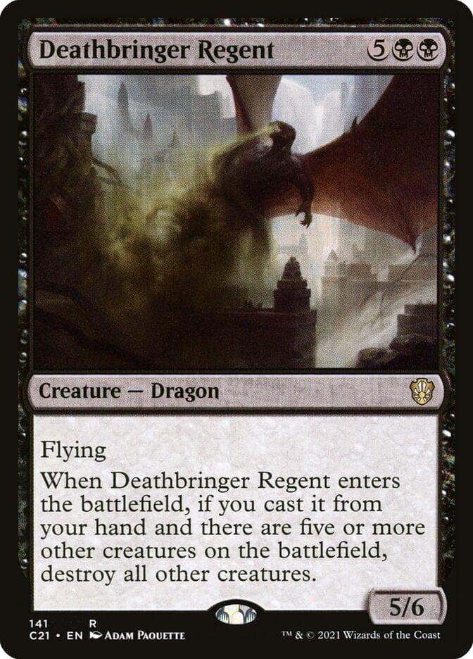 Magic: The Gathering MTG Single Deathbringer Regent [Commander 2021]