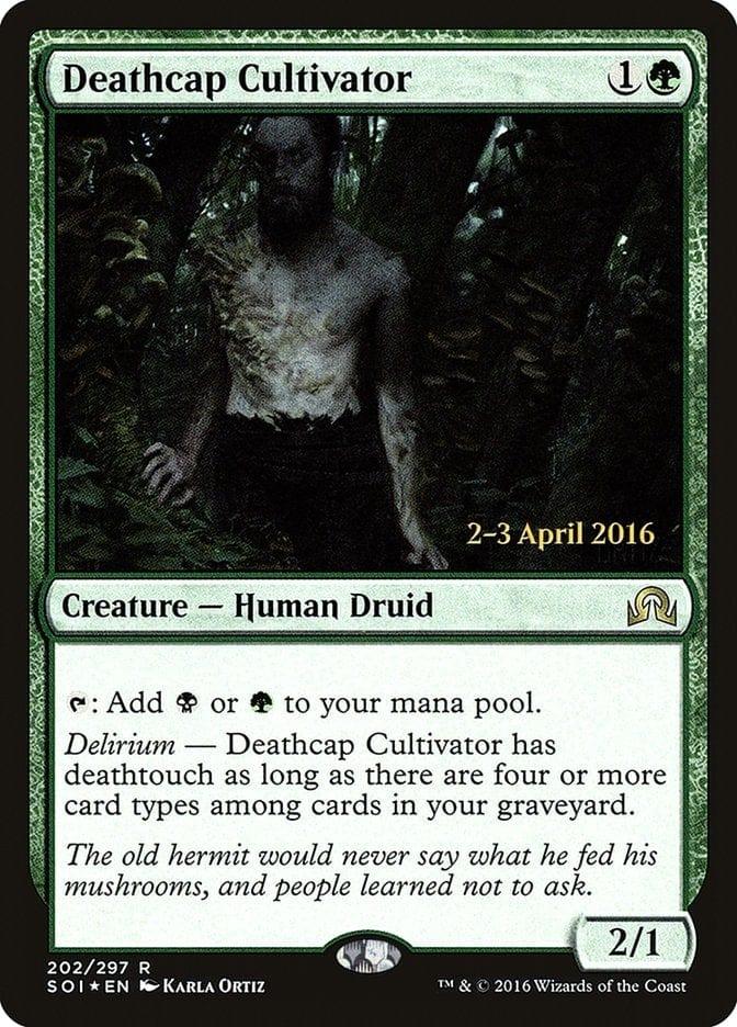 Magic: The Gathering MTG Single Deathcap Cultivator [Shadows over Innistrad Prerelease Promos]