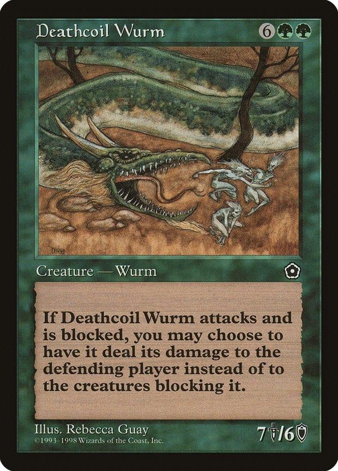 Magic: The Gathering MTG Single Deathcoil Wurm [Portal Second Age]