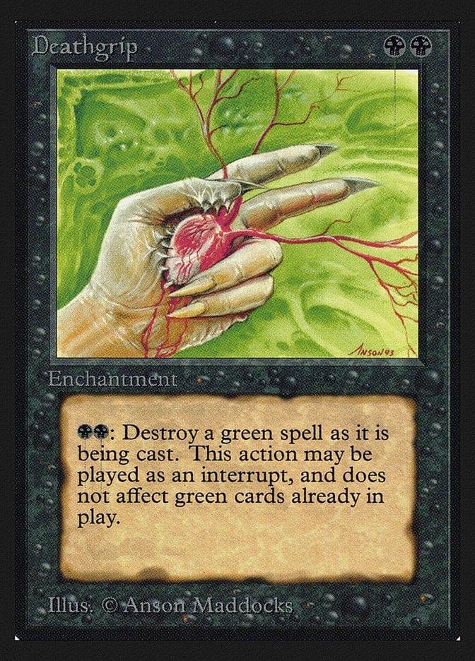 Magic: The Gathering MTG Single Deathgrip [International Collectors’ Edition]