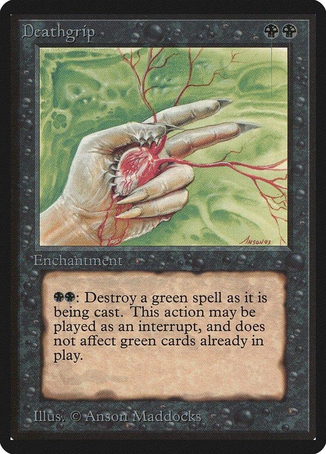 Magic: The Gathering MTG Single Deathgrip [Limited Edition Beta]
